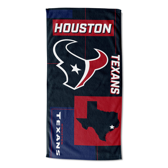 Northwest NFL Houston Texans State Line Beach Towel