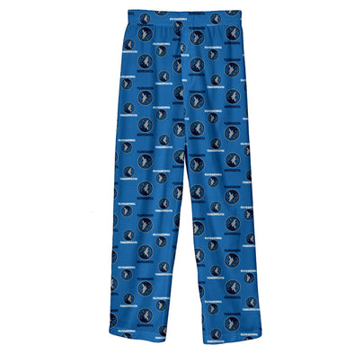 Outerstuff Minnesota Timberwolves Newborn & Infant Zip-Up Raglan Jumper Pajamas - Blue
