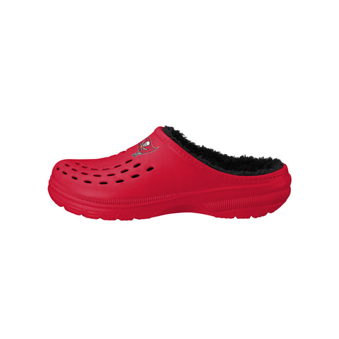 FOCO NFL Men's Tampa Bay Buccaneers Lined Big Logo Clogs