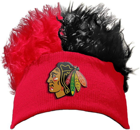 The Northwest Company NHL Adult Chicago Blackhawks Flair Hair Beanie