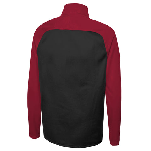 Outerstuff NFL Men's San Francisco 49ers O-Line Performance 1/4 Zip Fleece Top