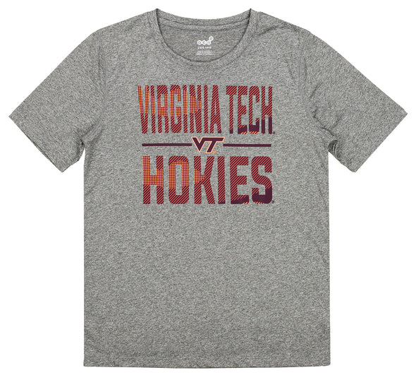 Outerstuff Virginia Tech Hokies NCAA Boys Youth (4-20) Ground Control Tee, Heather Grey