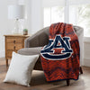 Zubaz by Northwest NCAA Zubified Raschel Throw Blanket, Auburn Tigers