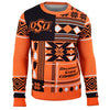 Forever Collectibles NCAA Men's Oklahoma State Cowboys Patches Ugly Sweater