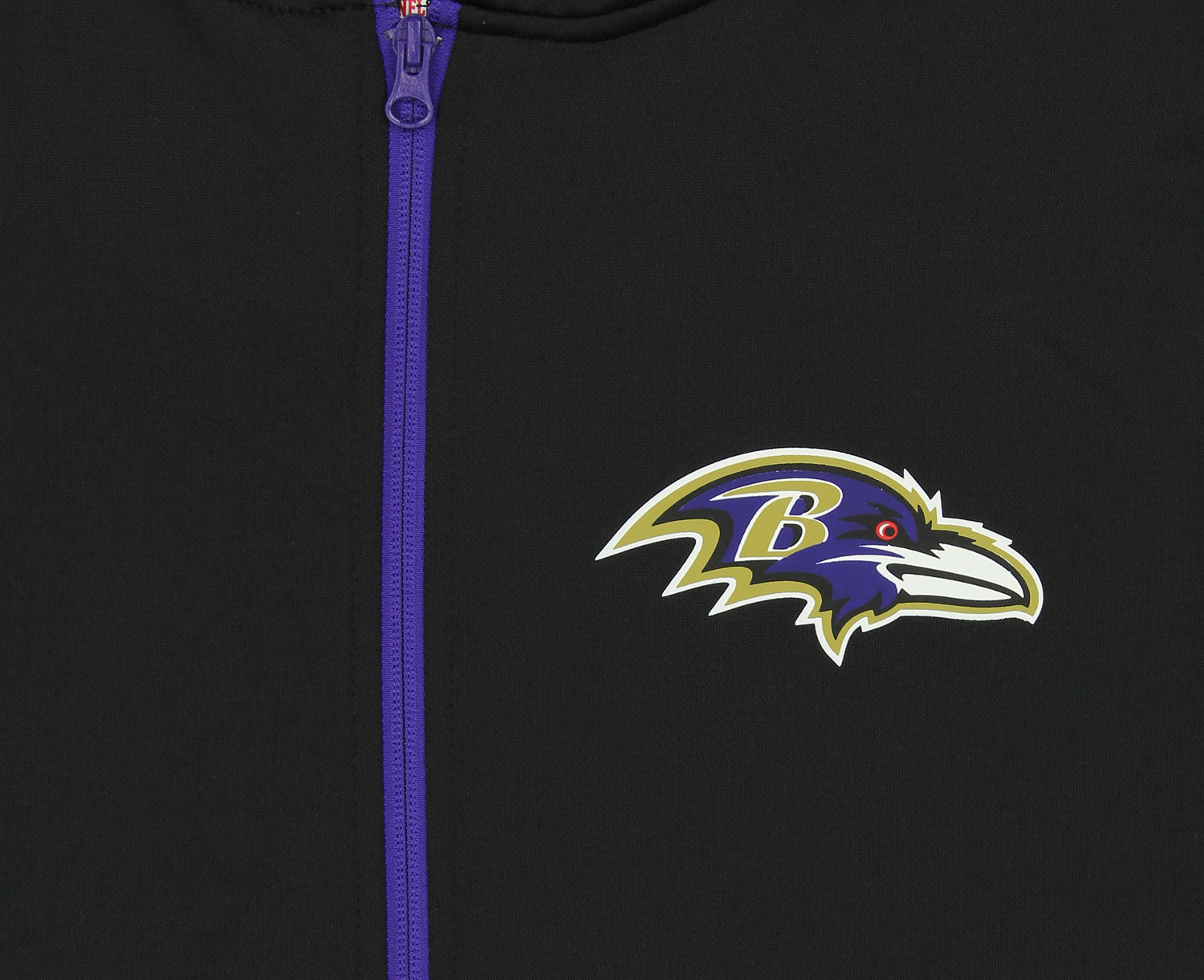 Baltimore Ravens Zebra Hoodie, Black/Purple