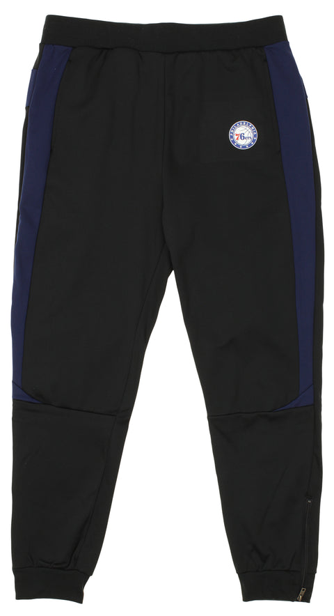 FISLL NBA Men's Philadelphia 76ers Colorblock Perforated Fleece Jogger Pants