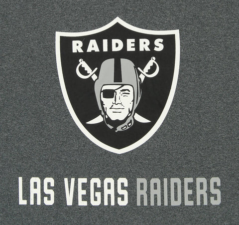 Zubaz NFL Men's Las Vegas Raiders  Fleece Hoodie, Heather Grey