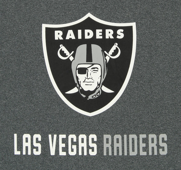 Zubaz NFL Men's Las Vegas Raiders Fleece Hoodie, Heather Grey