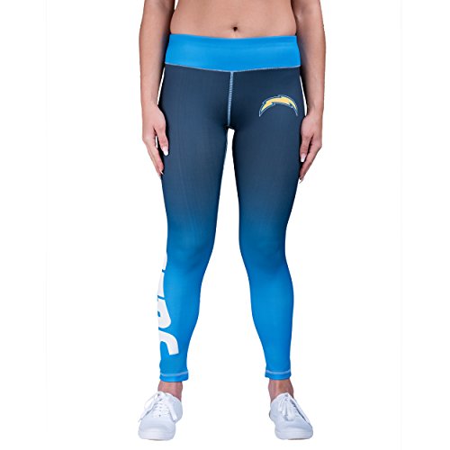 Forever Collectibles NFL Women's Los Angeles Chargers Gradient 2.0 Wordmark Legging