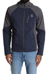 Spyder Men's Full Zip Hooded Soft Shell Jacket, Color Variation
