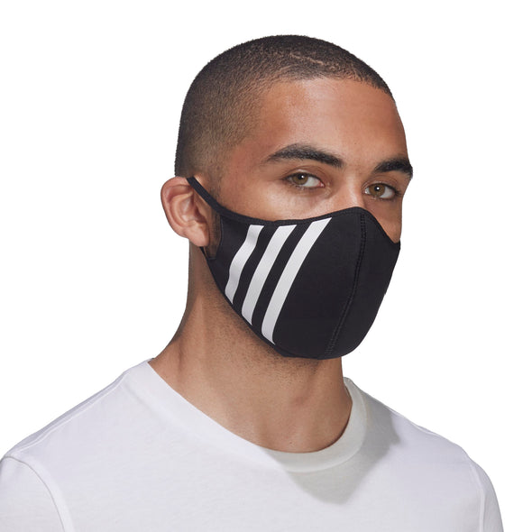 Adidas Originals 3-Stripes Unisex Adult Face Mask, 3-Pack, Color Options