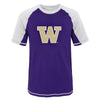 Outerstuff NCAA Youth Washington State Cougars Color Block Rash Guard Shirt