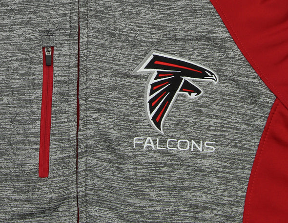 G-III Sports Men's NFL Atlanta Falcons Solid Fleece Full Zip Hooded Jacket