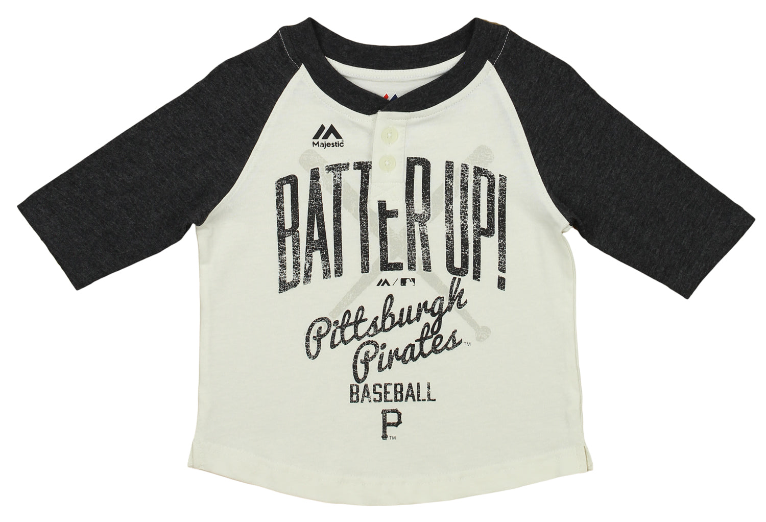 Majestic Pittsburgh Pirates Toddler Replica Baseball Jersey - Black