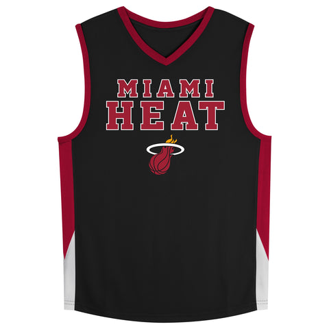 Outerstuff NBA Miami Heat Youth (8-20) Knit Top Jersey with Team Logo