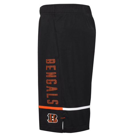 Outerstuff NFL Men's Cincinnati Bengals Rusher Performance Shorts