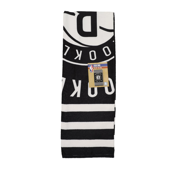 Northwest NBA Brooklyn Nets "Stripes" Beach Towel, 30" x 60"