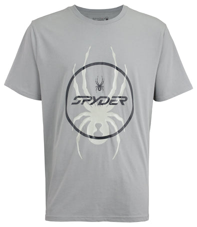 Spyder Men's Short Sleeve Graphic Cotton T-Shirt, Alloy