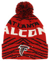 FOCO X Zubaz NFL Collab 3 Pack Glove Scarf & Hat Outdoor Winter Set, Atlanta Falcons