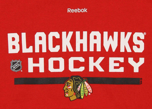 Reebok NHL Youth Chicago Blackhawks Freeze Fleece Hoodie, Red