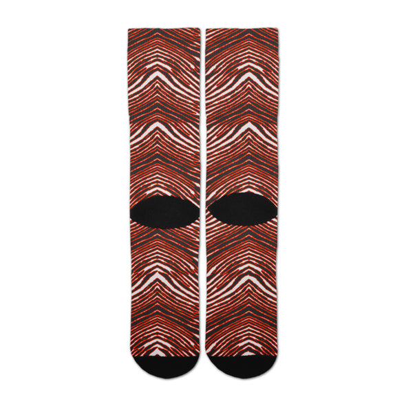Zubaz by For Bare Feet NFL Youth Cleveland Browns Zubified Dress Socks, One Size