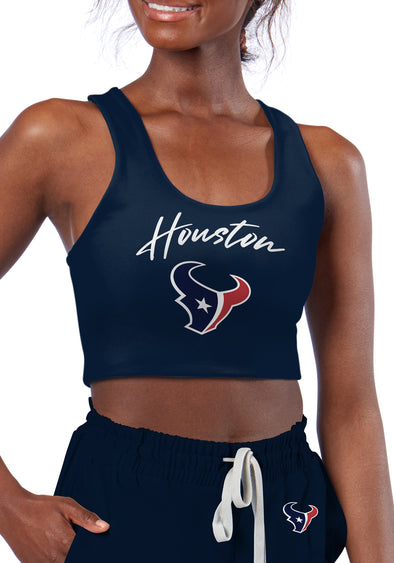 Certo By Northwest NFL Women's Houston Texans Collective Reversible Bra, Navy