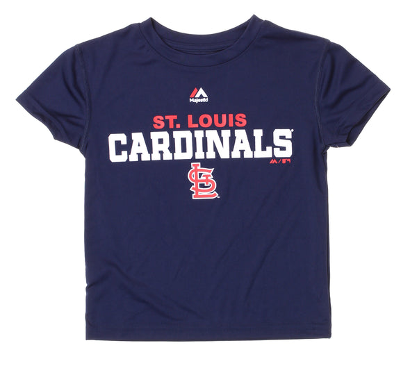 Outerstuff MLB Kids St. Louis Cardinals Roll Call Performance Tee Shirt, Navy