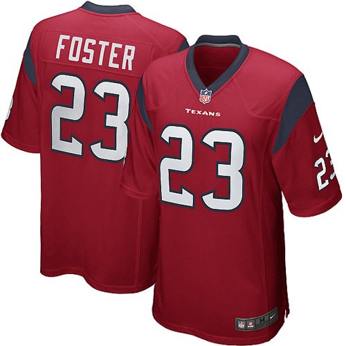 Nike NFL Youth Boys Houston Texans Arian Foster #23 Game Jersey, Red