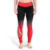 KLEW NHL Women's Calgary Flames Gradient Print Leggings