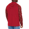 Zubaz NFL Men's San Francisco 49ers Viper Print Pullover Hooded Sweatshirt