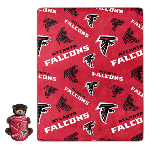Northwest NFL Atlanta Falcons Plush Bear Hugger W/ 40" X 50" Silk Touch Throw Blanket