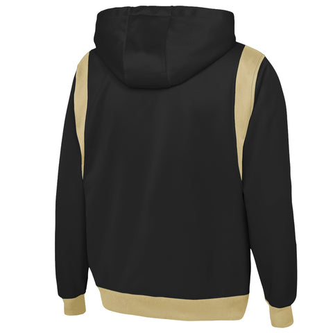 Outerstuff NFL Men's New Orleans Saints Drop Back Performance Fleece Hoodie