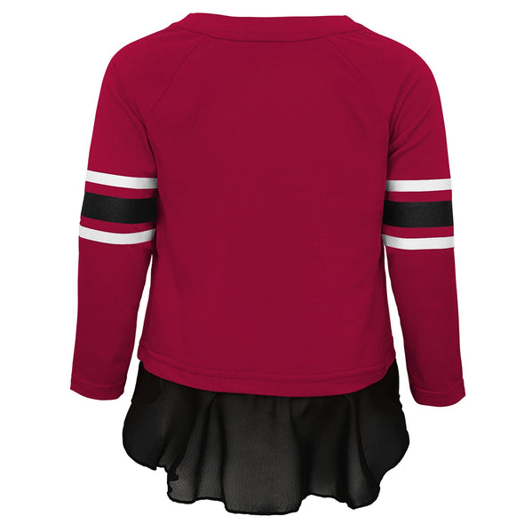 Outerstuff NFL Baby Girl Arizona Cardinals Mini Formation Top & Leggings Set