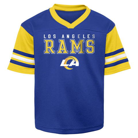 Outerstuff NFL Youth Boys Los Angeles Rams Team Logo Knit Top Jersey