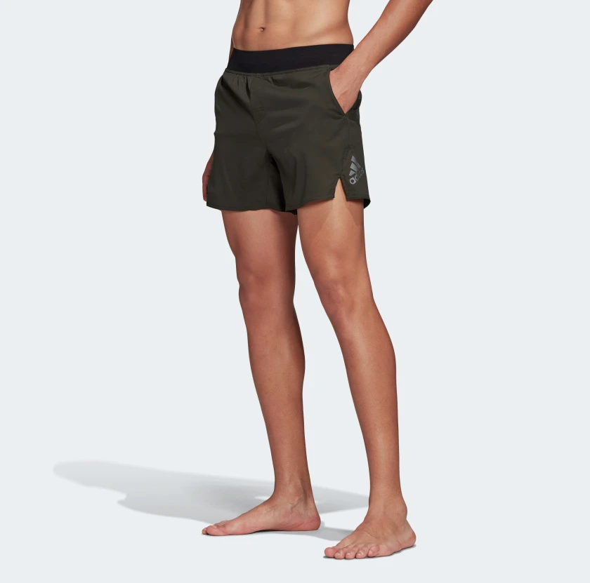Adidas swim shorts hot sale with zip pocket
