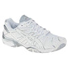 ASICS Women's Gel Resolution 4 Tennis Sneaker Shoe, White/Silver