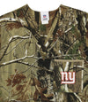 Fabrique Innovations Unisex NFL New York Giants Camo Team Logo Scrub Top