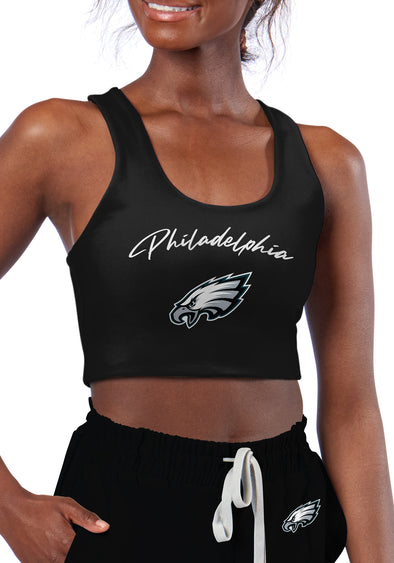 Certo By Northwest NFL Women's Philadelphia Eagles Collective Reversible Bra, Black
