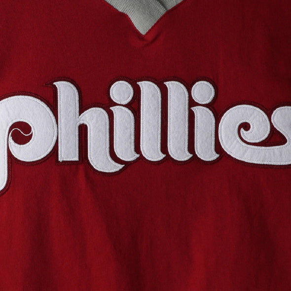 Mitchell & Ness MLB Youth (8-20) Philadelphia Phillies Overtime Win Vintage V-Neck Tee