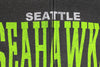 Seattle Seahawks NFL Football Men's Fade Route Full Zip Fleece Hoodie, Grey