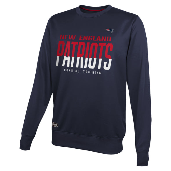 Outerstuff NFL Men's New England Patriots Pro Style Performance Fleece Sweater