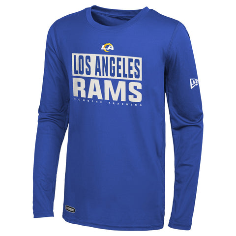 New Era NFL Men's Los Angeles Rams Off-Sides Long Sleeve T-Shirt