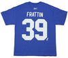 Reebok NHL Youth Boys Toronto Maple Leafs Matt Frattin #39 Player Tee Shirt, Blue
