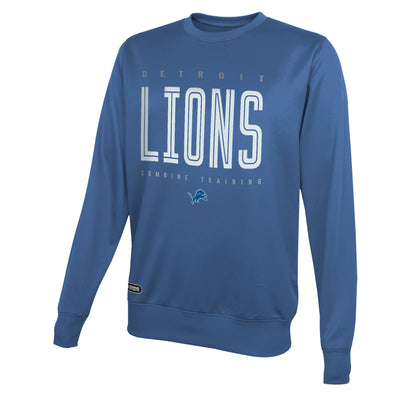 Outerstuff NFL Men's Detroit Lions Top Pick Performance Fleece Sweater