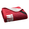 Northwest NCAA Wisconsin Badgers Silk Touch Sherpa Throw Blanket, 60"X80"