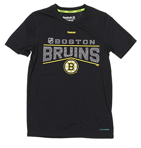 Reebok NHL Youth Boston Bruins Speedwick Freeze Performance Tee