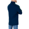 Zubaz NFL Men's Seattle Seahawks Elevated 1/4 Zip Pullover W/ Viper Print Accent