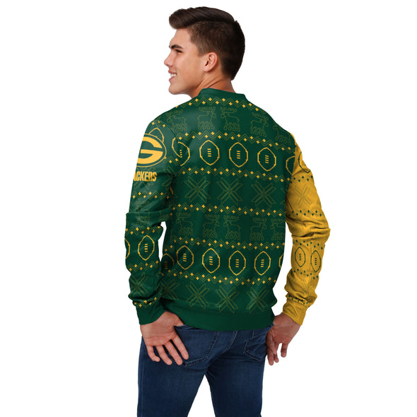 FOCO Men's NFL Green Bay Packers Ugly Printed Sweater