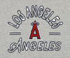 Zubaz MLB Men's Los Angeles Angels Arched Logo Fleece Pullover Hoodie