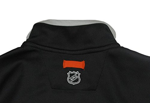 Reebok NHL Hockey Youth Philadelphia Flyers Full Zip Warm Up Jacket, Black